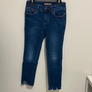 Joes Jeans girls size 6, distressed hem, skinny leg. Quite a bunch of stretch
